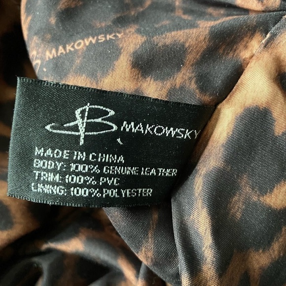 B. Mackowsky Black Leather Handbag - Picture 13 of 15